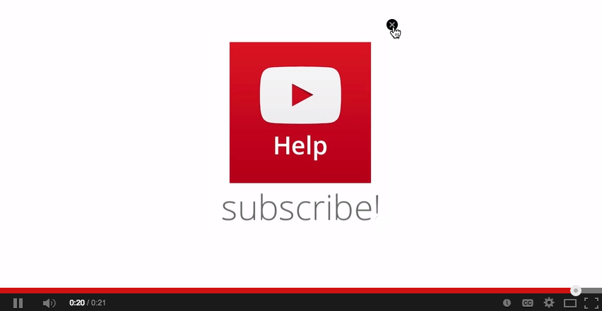 YouTube Subscribe Annotation